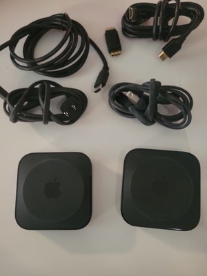 Apple TV 3rd Gen A1469 1080p HD Media Streamer w/ Remote Power Cord HDMI Tested