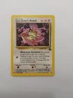 Pokemon Team Rocket’s Meowth Promo Black Star Card #18 - Creases - Clean Front