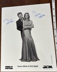 Pat Sajak And Vanna White Signed 8x10 Photo Wheel Of Fortune Autograph Duo Game — photo 2