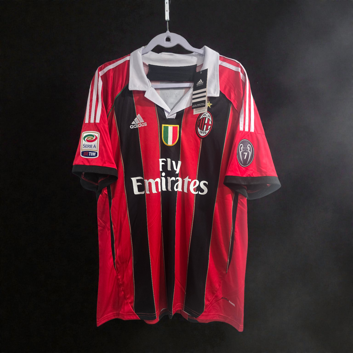 AC MILAN HOME 2012/2013 - Football Soccer - INZAGUI # 9 - 2XL (Run
