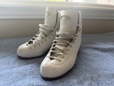 Size 3B - Riedell Silver Star Figure Skates Old Model