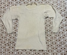 Vintage J.E. Morgan Long Johns Waffle Knit Thermal Layering Shirt USA L