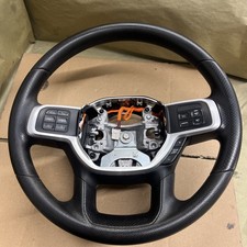 2020 Dodge Ram2500 Black Vinyl Steering Wheel Oem Id 6mu512x7ad Oem 