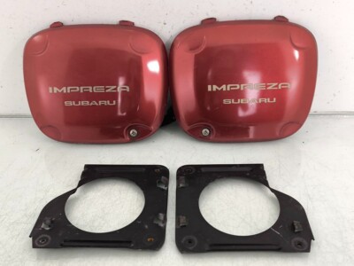 JDM Subaru Impreza GDB GDA STI Ver 7 Front Bumper Fog Light Lamp Cover W/ Stand