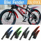 2Pcs Mountain Bike Mudguards MTB Bicycle Mud Guard Tire Fender Front Rear Set
