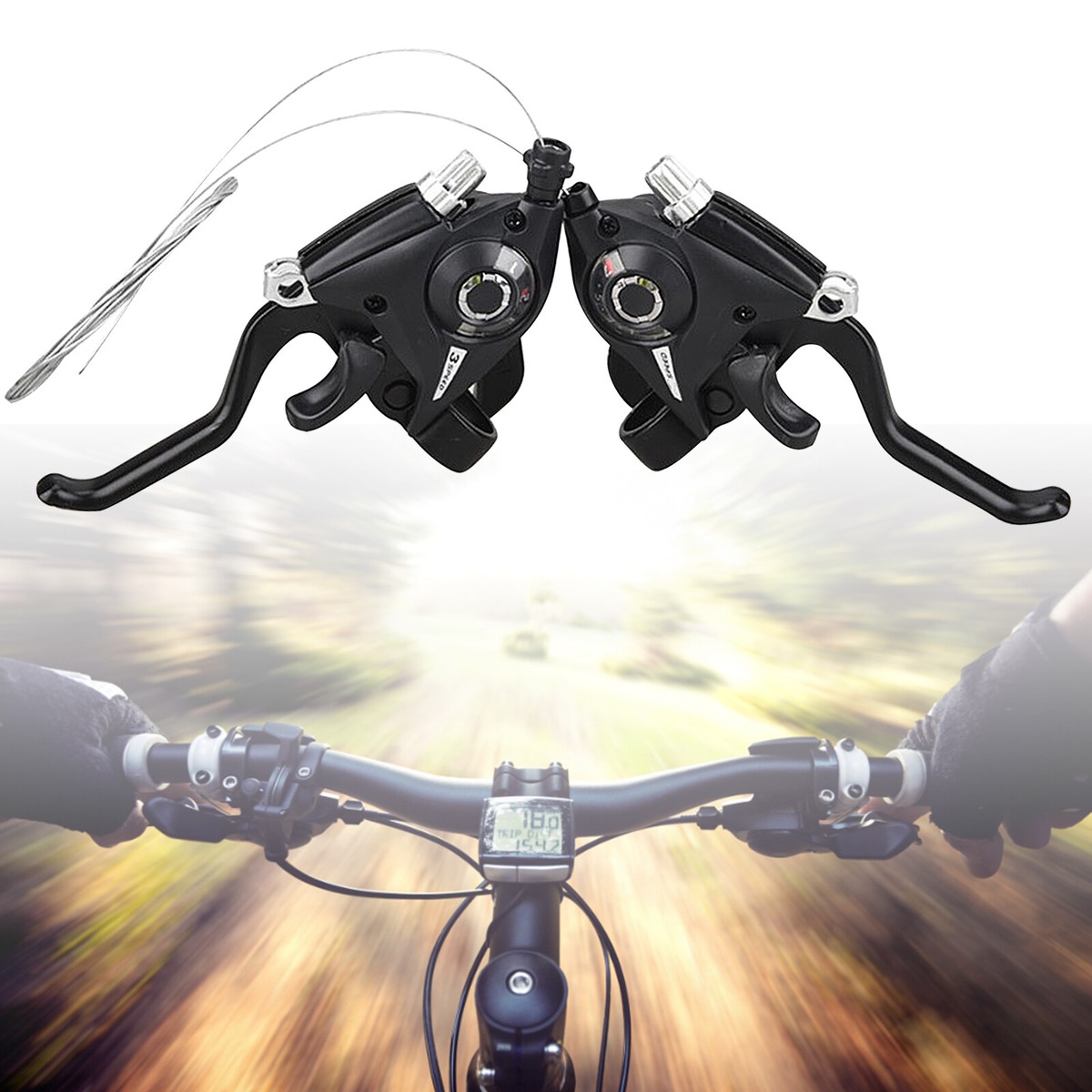 シマノ（SHIMANO）
18ワールドシャウラ 2833RS-2 Shimano 3x7 Shifter Set PAIR SHIMANO ALTUS ST-EF51-8 EZI