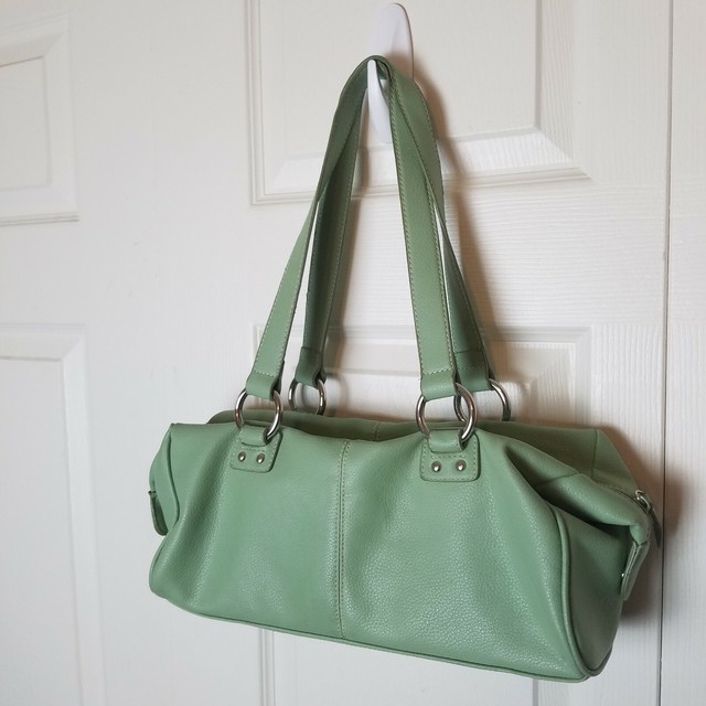Nine West Sage Green Faux Leather Purse Shoulder Bag eBay