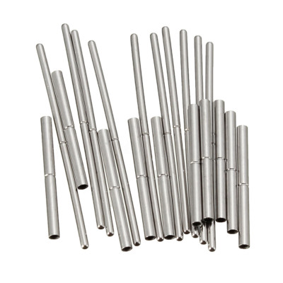Lot De 10 Tubes Et Broches Pour Bracelet De Montre - Outil Montre Acier Inox, 18-25 Mm, Neuf