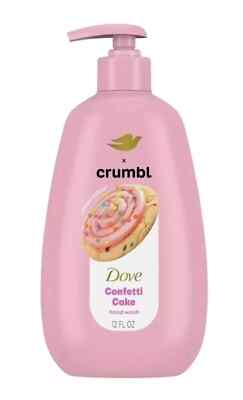 Dove Crumbl Moisturizing Liquid Hand Wash Confetti Cake 12OZ Limited Edition