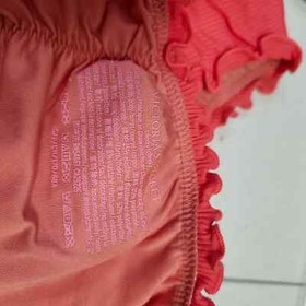 Victoria's Secret Swim Mix-and-Match Ruffle Cheeky Bikini Bottom Peach Small NWT