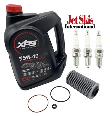 SeaDoo 4Tec 1503 1630 Oil Change Kit DCPR8E NGK Plugs GTX GTR RXP RXT X Wake Pro