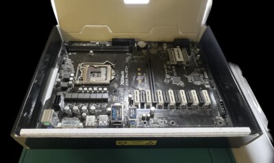 ASRock Intel H110 Pro BTC + 1151 ATX DVI Motherboard