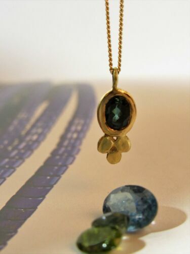Faceted Watermelon Tourmaline Beaded Necklace