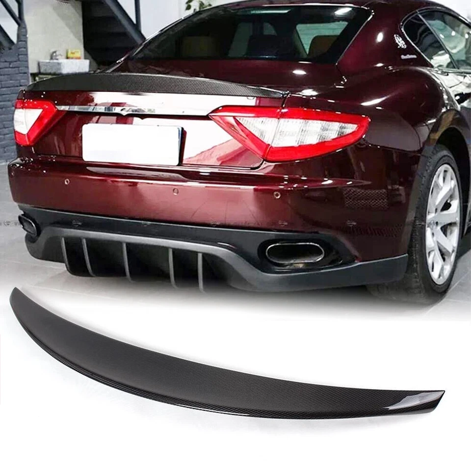 Alerón trasero de carbono apto para Maserati GranTurismo Convertible 2012-14 Foto 2 de 4