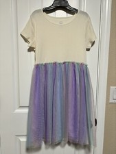 Wonder Nation Cream Girls Tutu Dress Size XXl 18 New