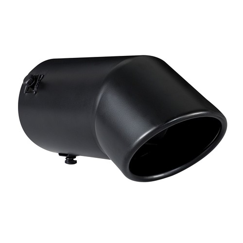 Car Exhaust Tip Muffler Pipe Black Coating Stainless Steel Fit 2.75 3
