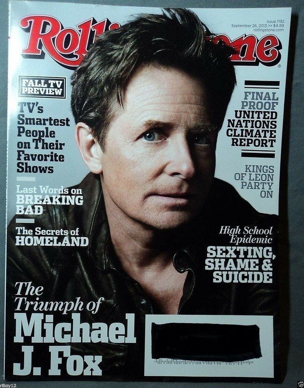 Rolling Stone magazine #1192 September 26 2013 Michael J Fox