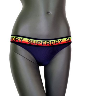 Superdry Bikini Bottom Halfstring Rich navy dunkelblau Gr.XS 34/36