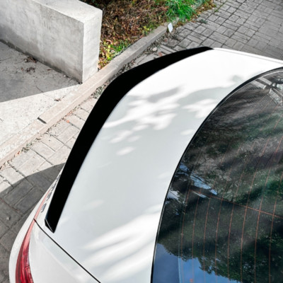 Gloss Black Trunk Spoiler Wing Trim For Benz E250 E400 E500 Coupe 2009-2016 2015