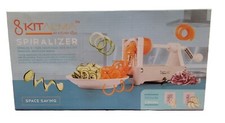 nib Spiralizer 8 KitAlma My Kitchen Soul Veggie Slicer 2 Blades Space Saver