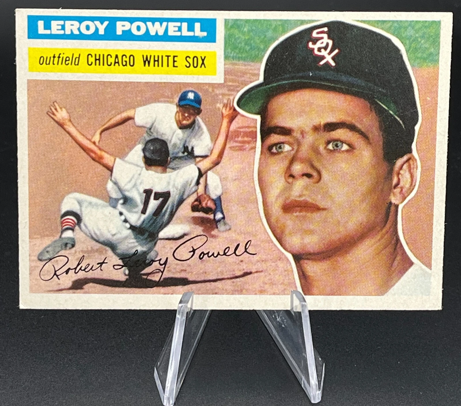 1956 Topps #144 Leroy Powell Chicago White Sox Baseball Card EX