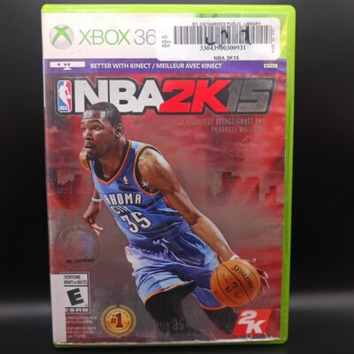 NBA 2K15 (Microsoft Xbox 360, 2014) CIB Acceptable