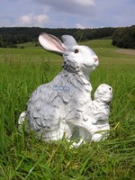 Hasen HäSchen Hase Figur Statue Skulptur Ostern ÖSterliche Dekoration Deko Neu
