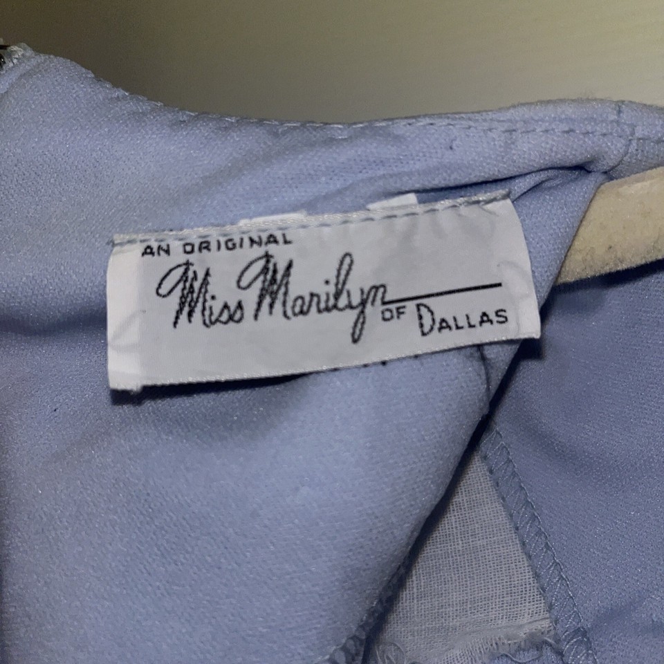 Vintage Miss Marilyn by Dallas baby blue dress eBay