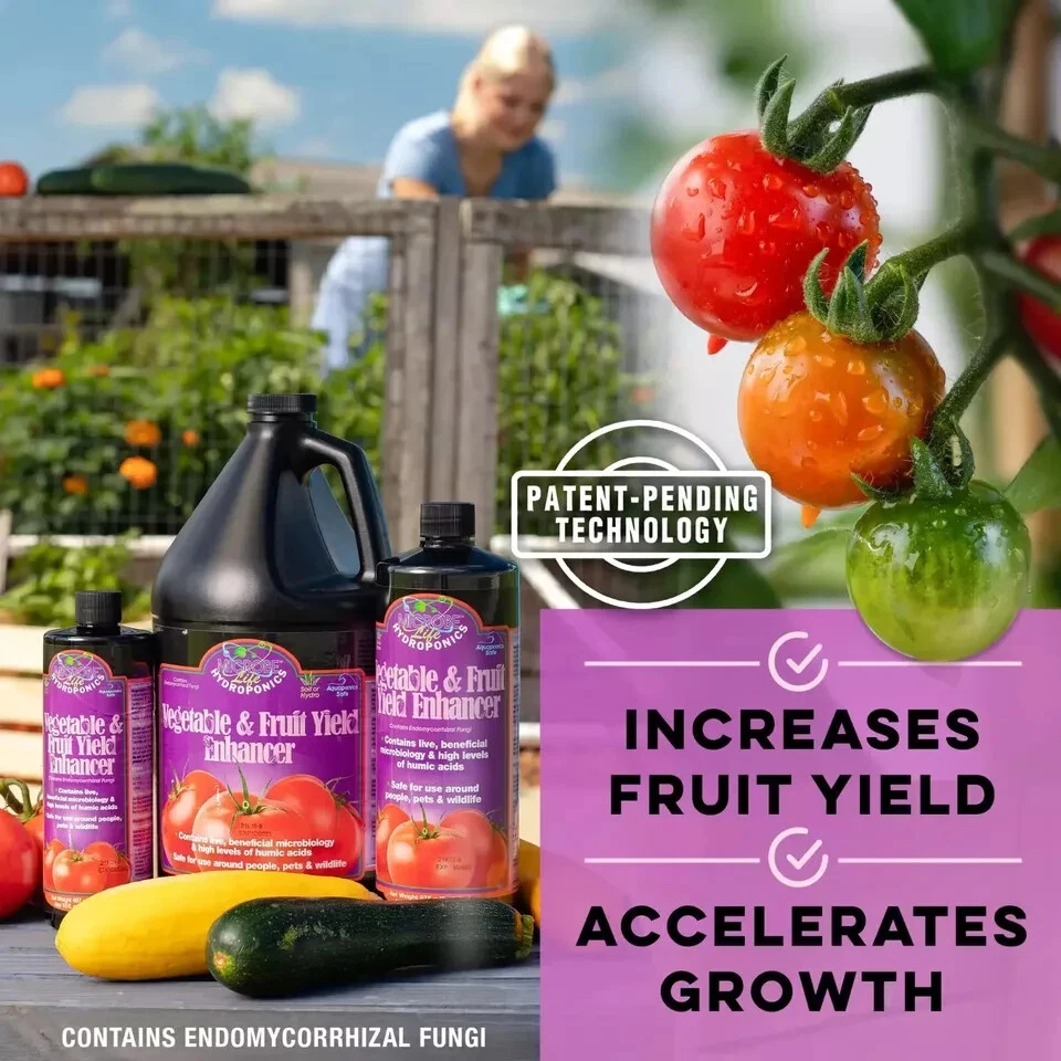 MICROBE LIFE HYDROPONICS Fruit and Vegetable Plant Growth Yield Enhancer Supplement - Thumbnail 5