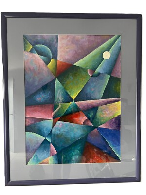 Aquarell Abstrakte Kunst von  Dusko Pavic sig, D.P.Luciano