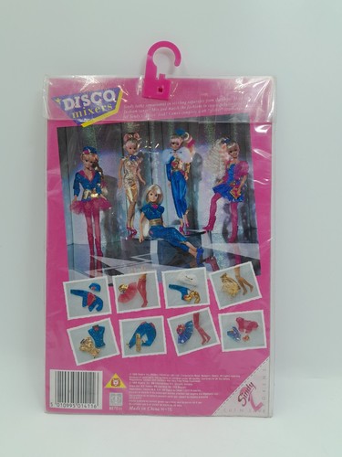 SINDY 1988 DISCO MIXERS COLLECTION DRESS CLOTHES MOC 2 - Picture 2 of 2