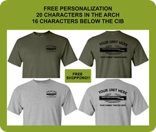 Combat Infantryman Badge Shirt, CIB Custom Performance Shirt,  Infantry Shirt