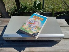 Philips DVD/VCR Combo Video Player Model DVP3050V With Dumbo VHS No Remote