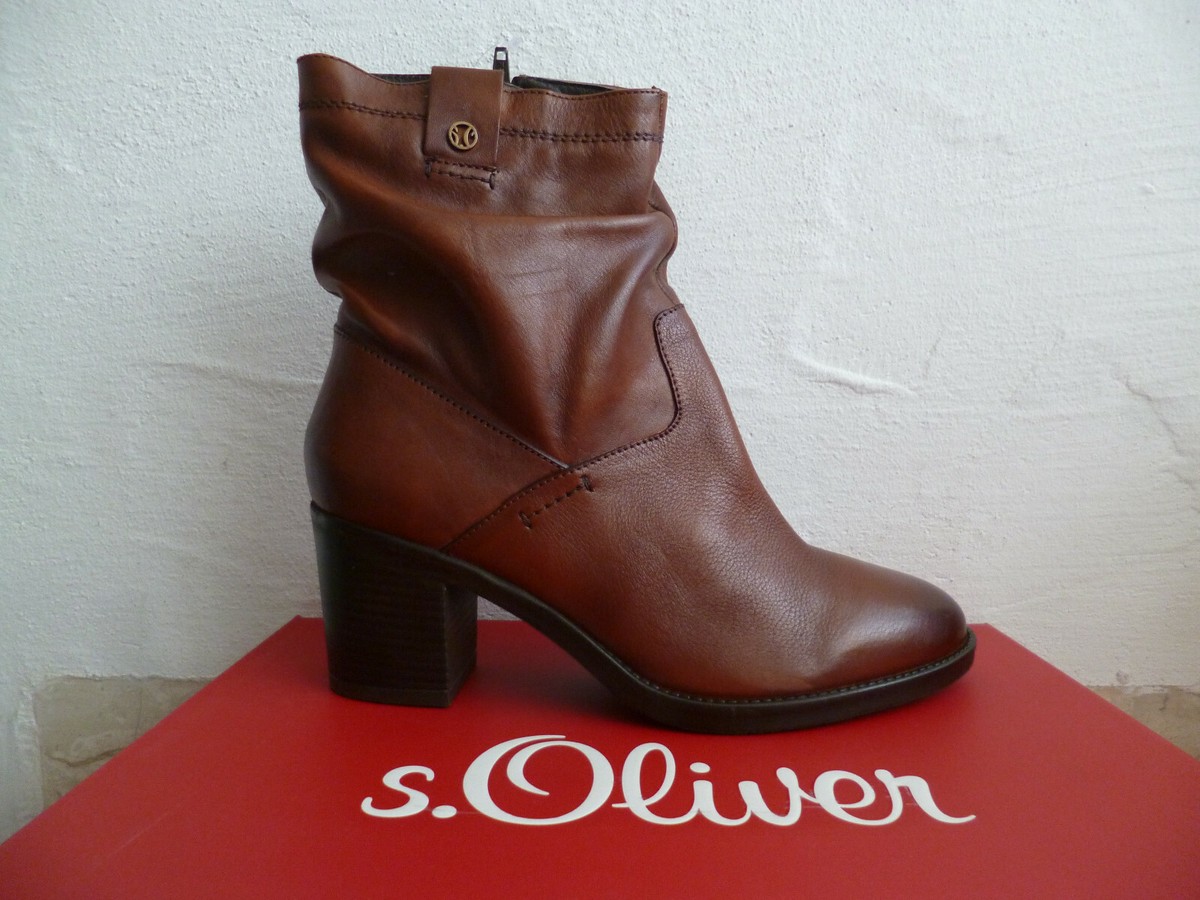 Brown S Oliver Ankle Boots Stiefel Stiefeletten Winterstiefel - Main Image