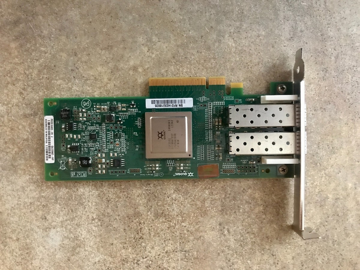 HP QLogic QLE2562 PCIe 8Gb FC BD HBA 82Q PN: AJ764-63002 HP QLogic QLE2562 PCIe 8Gb FC BD HBA 82Q PN: AJ764-63002