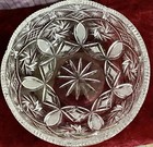 Williamsburg By Avitra 8” Round Heavy Cut Crystal Bowl Sawtooth Pineapple Star — photo 5