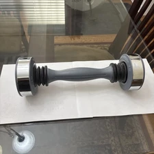 CLASSIC SHAKE WEIGHT 5LBS ,BLACK, GRAY & CHROME ACCENT DUMBBELL FITNESS HOME GYM