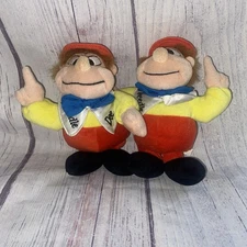 Disney Store Tweedle Dee / Dum  Alice in Wonderland Mini Bean Bag Plush