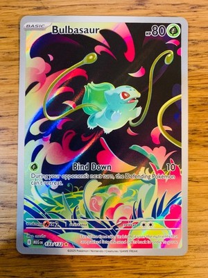 NM! Bulbasaur (133/132) Mega Evolutions Illustration Rare Pokemon Karte!