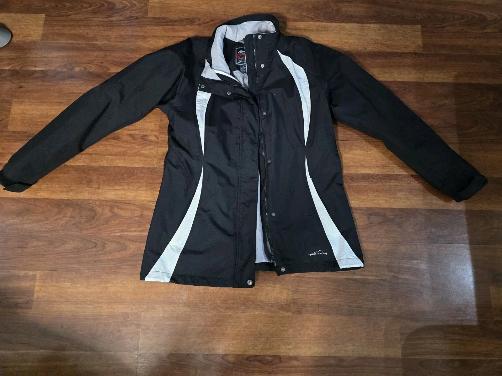 Eddie Bauer WeatherEdge Waterproof Jacket Windbreaker Men Women's Black White
