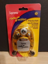 Suprema Action FM Autoscan Radio  Light Brand New 90s Retro Kids 5O