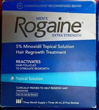 Rogaine Extra Strength 5 Minoxidil Hair Regrowth Treatment 4m EXP 07/2028