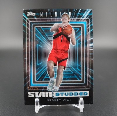 2023-24 Topps Midnight - Star Studded Gradey Dick #SS-25 Moonrise /25 (RC)