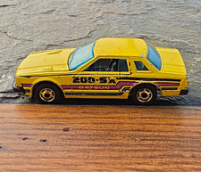 Hot Wheels Datsun 200 SX 1:64 Yellow Diecast Car w/ Opening Hood 1981