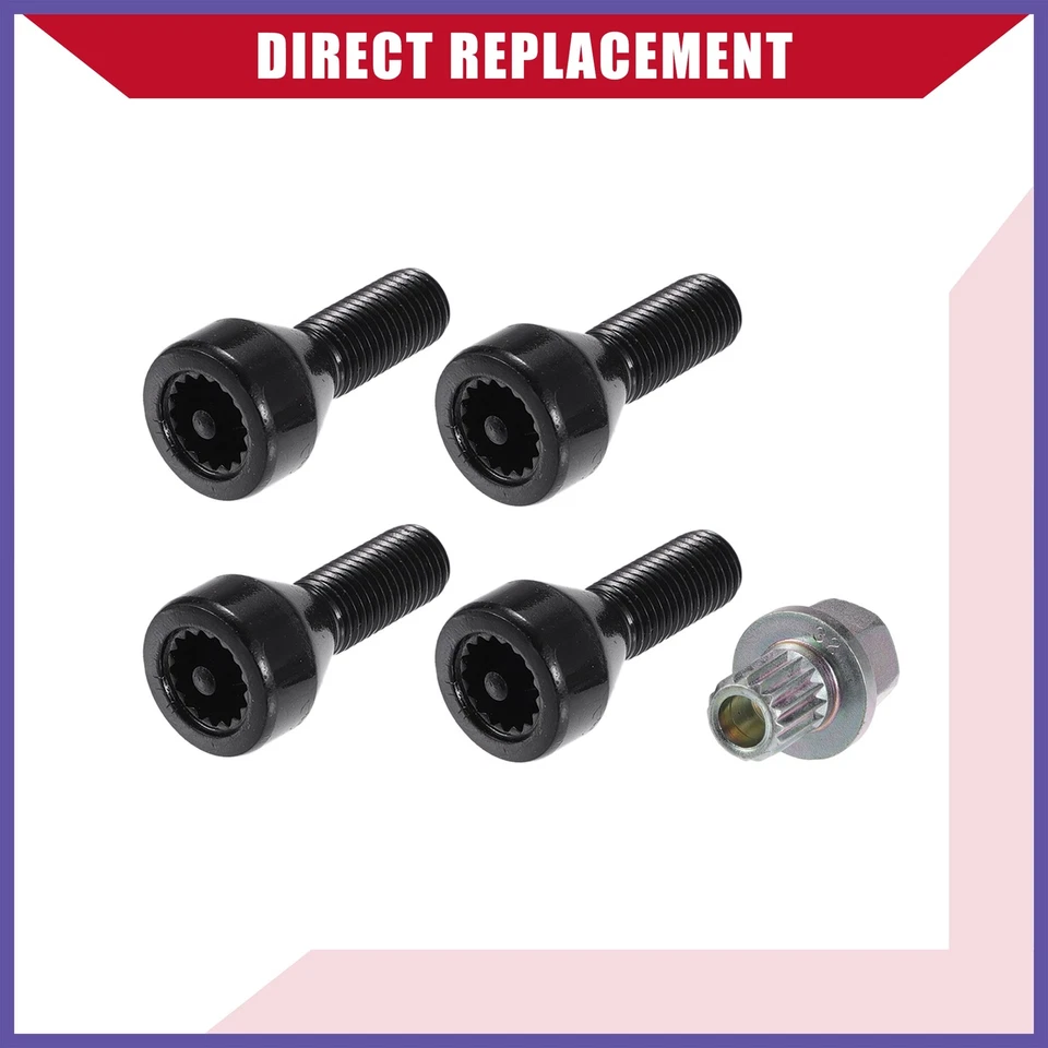 1 Juego Nº36136786419 Juego de tuercas de bloqueo de rueda para BMW Z4 328i 330i Foto 4 de 4