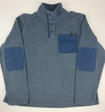 Simply Southern Fleece Blue Mock Collar Pullover Women's Sz. Large Soft