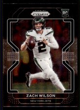 2021 Panini Chronicles #PB-2 Zach Wilson Prizm Black New York Jets