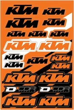 Dcor Universal Decal Sheet KTM Cor 2