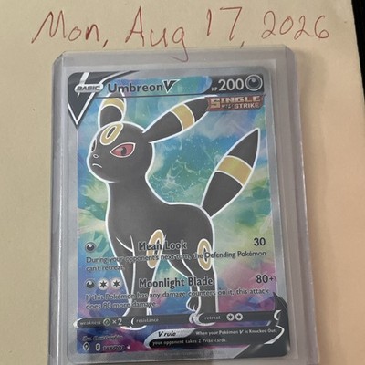 The Pokémon Company Umbreon V 200 HP 188/203 SWSH07 EN Holo Full Art Ultra