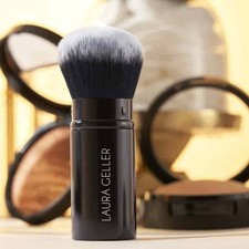 For Laura Geller Retractable AIRBRUSH KABUKI BRUSH Makeup Foundation Powder